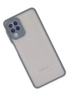 Newface Samsung Galaxy A22 Kılıf Montreal Silikon Kapak - Gri