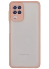Newface Samsung Galaxy A22 Kılıf Montreal Silikon Kapak - Pembe