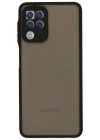 Newface Samsung Galaxy A22 Kılıf Montreal Silikon Kapak - Siyah