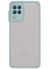 Newface Samsung Galaxy A22 Kılıf Montreal Silikon Kapak - Turkuaz