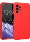 Newface Samsung Galaxy A23 4G Kılıf First Silikon - Kırmızı
