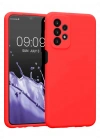 Newface Samsung Galaxy A23 4G Kılıf First Silikon - Kırmızı