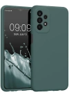 Newface Samsung Galaxy A23 4G Kılıf First Silikon - Koyu Yeşil