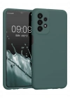 Newface Samsung Galaxy A23 4G Kılıf First Silikon - Koyu Yeşil