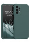 Newface Samsung Galaxy A23 4G Kılıf First Silikon - Koyu Yeşil