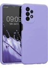 Newface Samsung Galaxy A23 4G Kılıf First Silikon - Lila