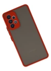 Newface Samsung Galaxy A23 4G Kılıf Montreal Silikon Kapak - Kırmızı