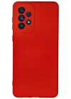 Newface Samsung Galaxy A23 4G Kılıf Nano içi Kadife Silikon - Kırmızı
