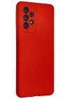 Newface Samsung Galaxy A23 4G Kılıf Nano içi Kadife Silikon - Kırmızı