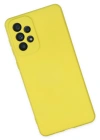 Newface Samsung Galaxy A23 4G Kılıf Nano içi Kadife Silikon - Sarı