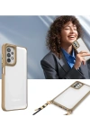 Newface Samsung Galaxy A23 4G Kılıf Penta Silikon Kılıf - Çöl Titanyum