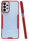 Newface Samsung Galaxy A23 4G Kılıf Platin Silikon - Kırmızı