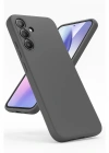 Newface Samsung Galaxy A24 4G Kılıf First Silikon - Gri