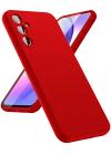 Newface Samsung Galaxy A24 4G Kılıf First Silikon - Kırmızı