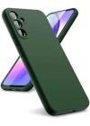 Newface Samsung Galaxy A24 4G Kılıf First Silikon - Koyu Yeşil