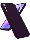 Newface Samsung Galaxy A24 4G Kılıf First Silikon - Mor