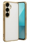 Newface Samsung Galaxy A24 4G Prime Kılıf Razer Lensli Silikon - Gold