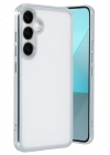 Newface Samsung Galaxy A24 4G Prime Kılıf Razer Lensli Silikon - Gümüş