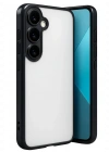 Newface Samsung Galaxy A24 4G Prime Kılıf Razer Lensli Silikon - Siyah