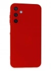 Newface Samsung Galaxy A25 5G Kılıf Nano içi Kadife Silikon - Kırmızı