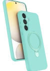 Newface Samsung Galaxy A25 5G Regal Magsafe Standlı Kapak - Su Yeşili
