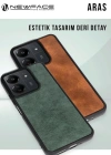 Newface Samsung Galaxy A26 Kılıf Aras Deri Kapak - Kırmızı