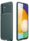 Newface Samsung Galaxy A26 Kılıf Auto Focus Karbon Kapak - Koyu Yeşil