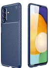 Newface Samsung Galaxy A26 Kılıf Auto Focus Karbon Kapak - Lacivert