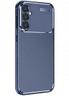 Newface Samsung Galaxy A26 Kılıf Auto Focus Karbon Kapak - Lacivert