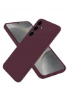 Newface Samsung Galaxy A26 Kılıf First Silikon - Mürdüm