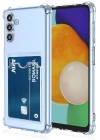 Newface Samsung Galaxy A26 Kılıf Kart Şeffaf Silikon - Şeffaf