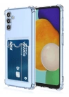 Newface Samsung Galaxy A26 Kılıf Kart Şeffaf Silikon - Şeffaf
