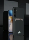 Newface Samsung Galaxy A26 Kılıf Kelvin Kartvizitli Silikon - Siyah