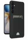 Newface Samsung Galaxy A26 Kılıf Kelvin Kartvizitli Silikon - Siyah