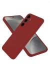 Newface Samsung Galaxy A26 Kılıf Nano içi Kadife Silikon - Kırmızı