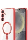 Newface Samsung Galaxy A26 Kross Magneticsafe Kapak - Kırmızı