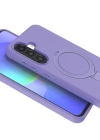 Newface Samsung Galaxy A26 Regal Magsafe Standlı Kapak - Lila
