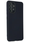 Newface Samsung Galaxy A33 5G Kılıf Lansman Glass Kapak - Lacivert