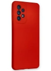 Newface Samsung Galaxy A33 5G Kılıf Nano içi Kadife Silikon - Kırmızı