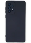Newface Samsung Galaxy A33 5G Kılıf Nano içi Kadife Silikon - Lacivert