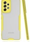 Newface Samsung Galaxy A33 5G Kılıf Platin Silikon - Sarı