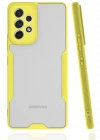 Newface Samsung Galaxy A33 5G Kılıf Platin Silikon - Sarı