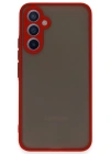 Newface Samsung Galaxy A34 5G Kılıf Montreal Silikon Kapak - Kırmızı