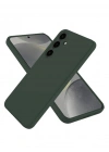 Newface Samsung Galaxy A36 Kılıf First Silikon - Koyu Yeşil