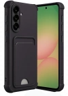 Newface Samsung Galaxy A36 Kılıf Kelvin Kartvizitli Silikon - Siyah