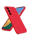 Newface Samsung Galaxy A36 Kılıf Nano içi Kadife Silikon - Kırmızı