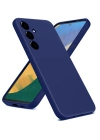 Newface Samsung Galaxy A36 Kılıf Nano içi Kadife Silikon - Lacivert