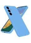 Newface Samsung Galaxy A36 Kılıf Nano içi Kadife Silikon - Mavi