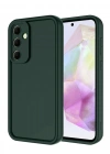 Newface Samsung Galaxy A36 Kılıf Viera Silikon - Koyu Yeşil