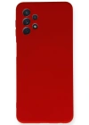 Newface Samsung Galaxy A52 Kılıf Nano içi Kadife Silikon - Kırmızı